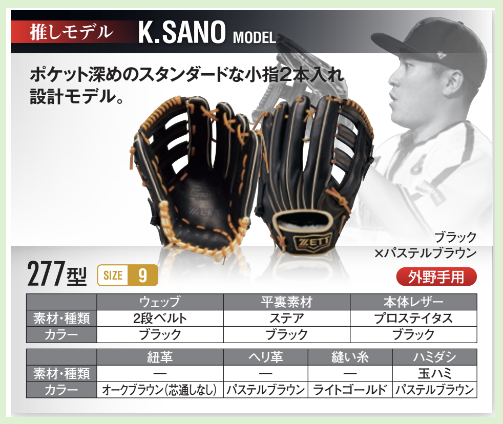外野手用